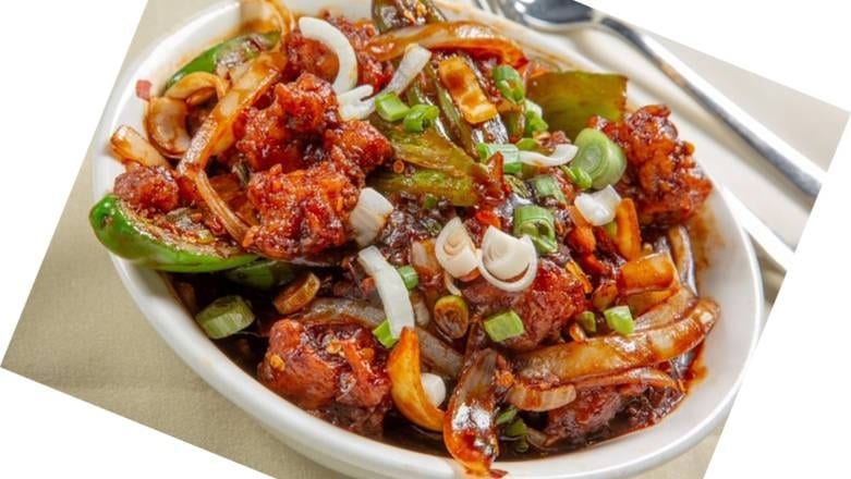 Chili Fry Chicken Momo.